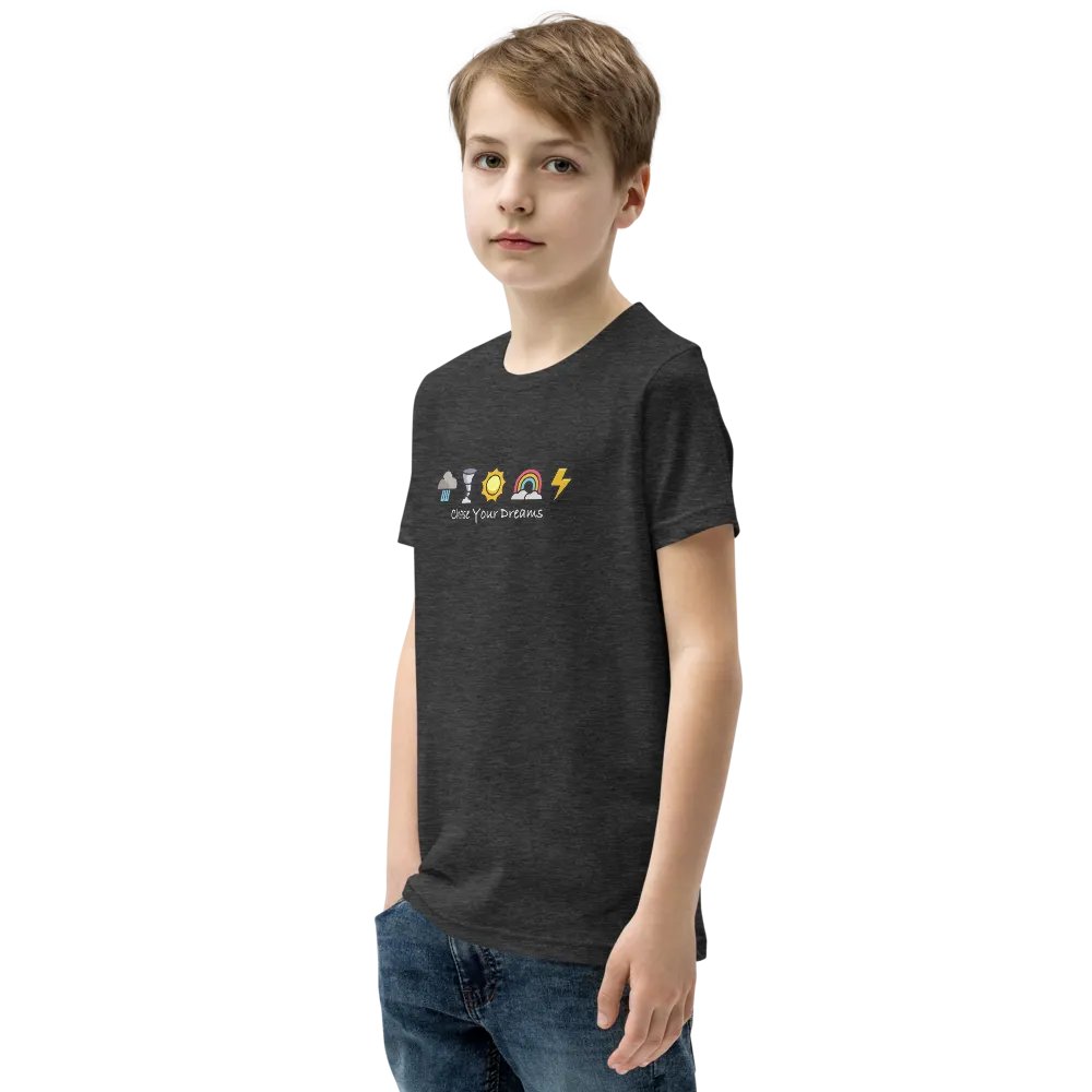 "Chase Your Dreams" - Youth T-Shirt Light Text Mode product image (11)