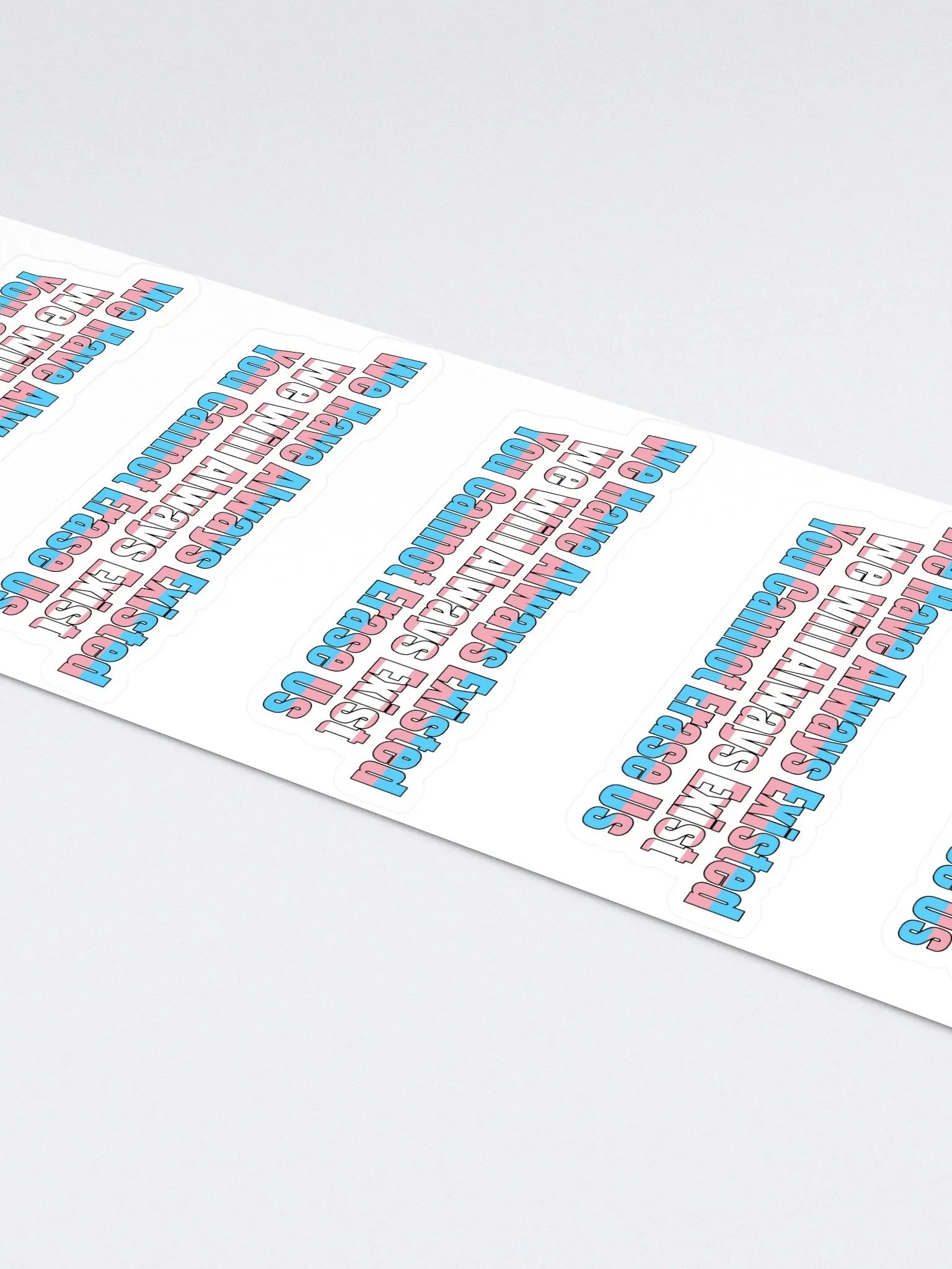 You Cannot Erase Us Stickers product image (4)