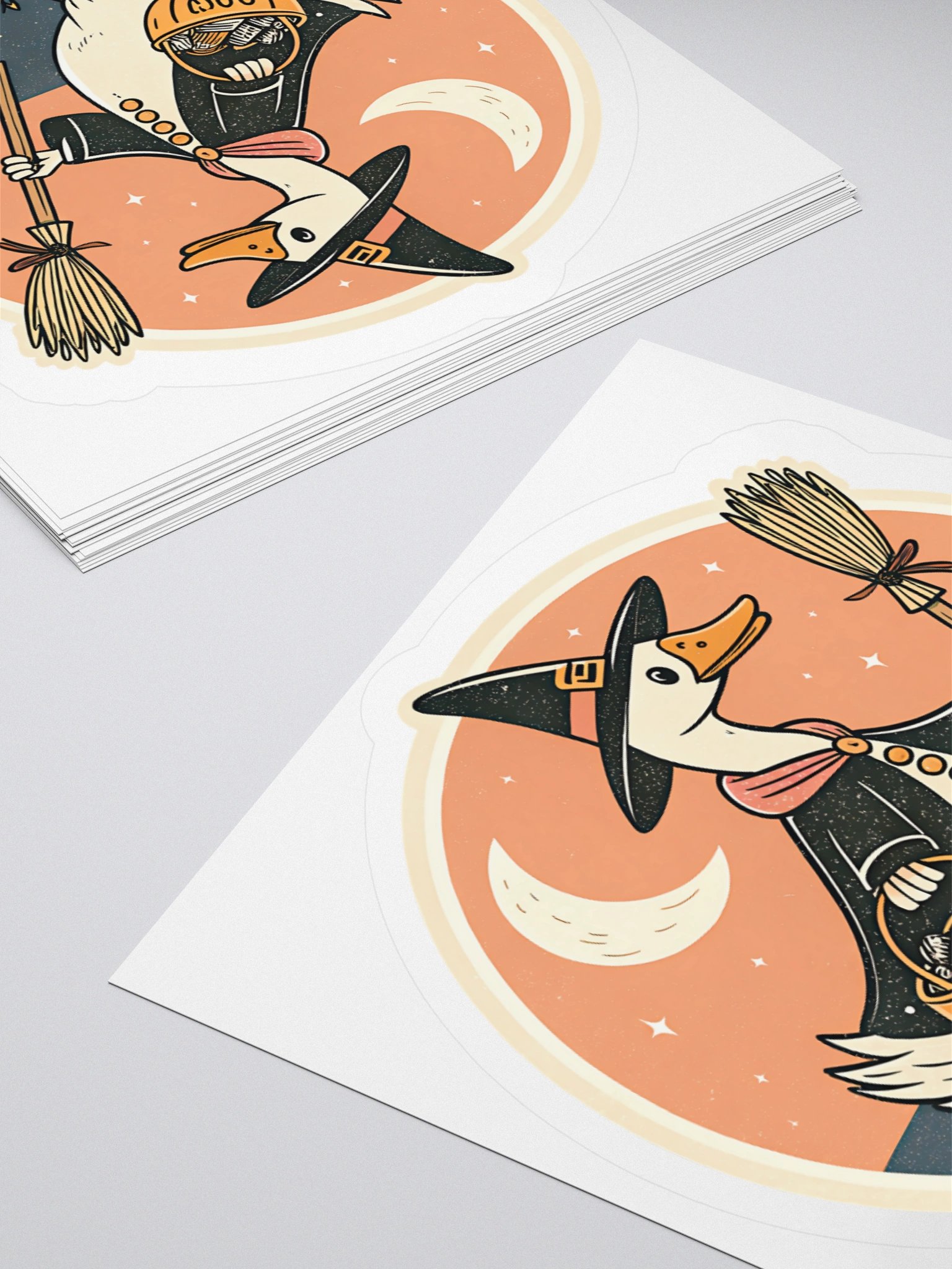Witchy Goose Kiss Cut Stickers product image (12)