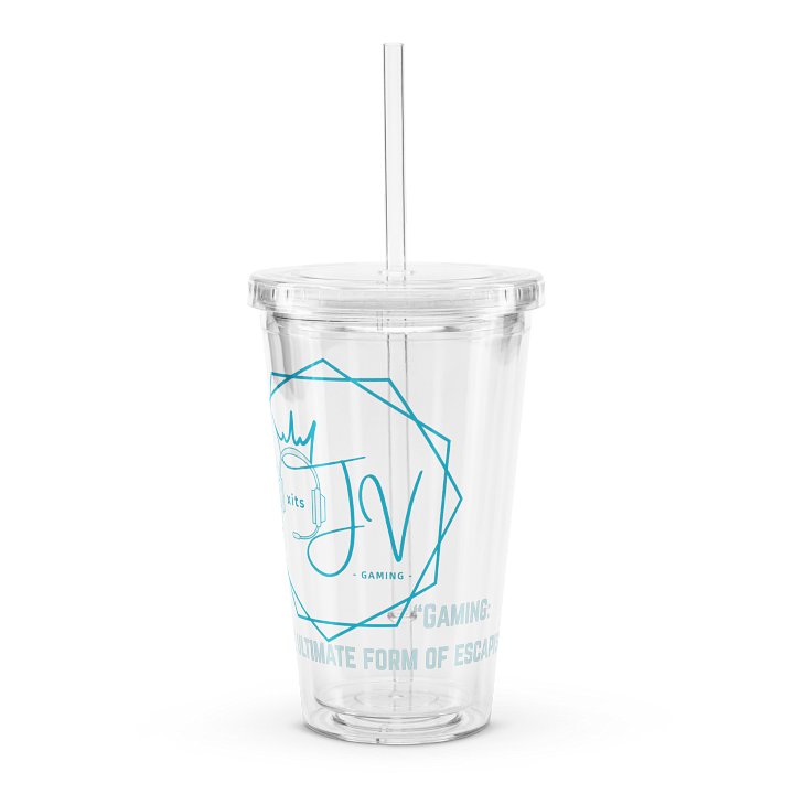 Clear/Teal Gaming Tumbler Cup product image (1)