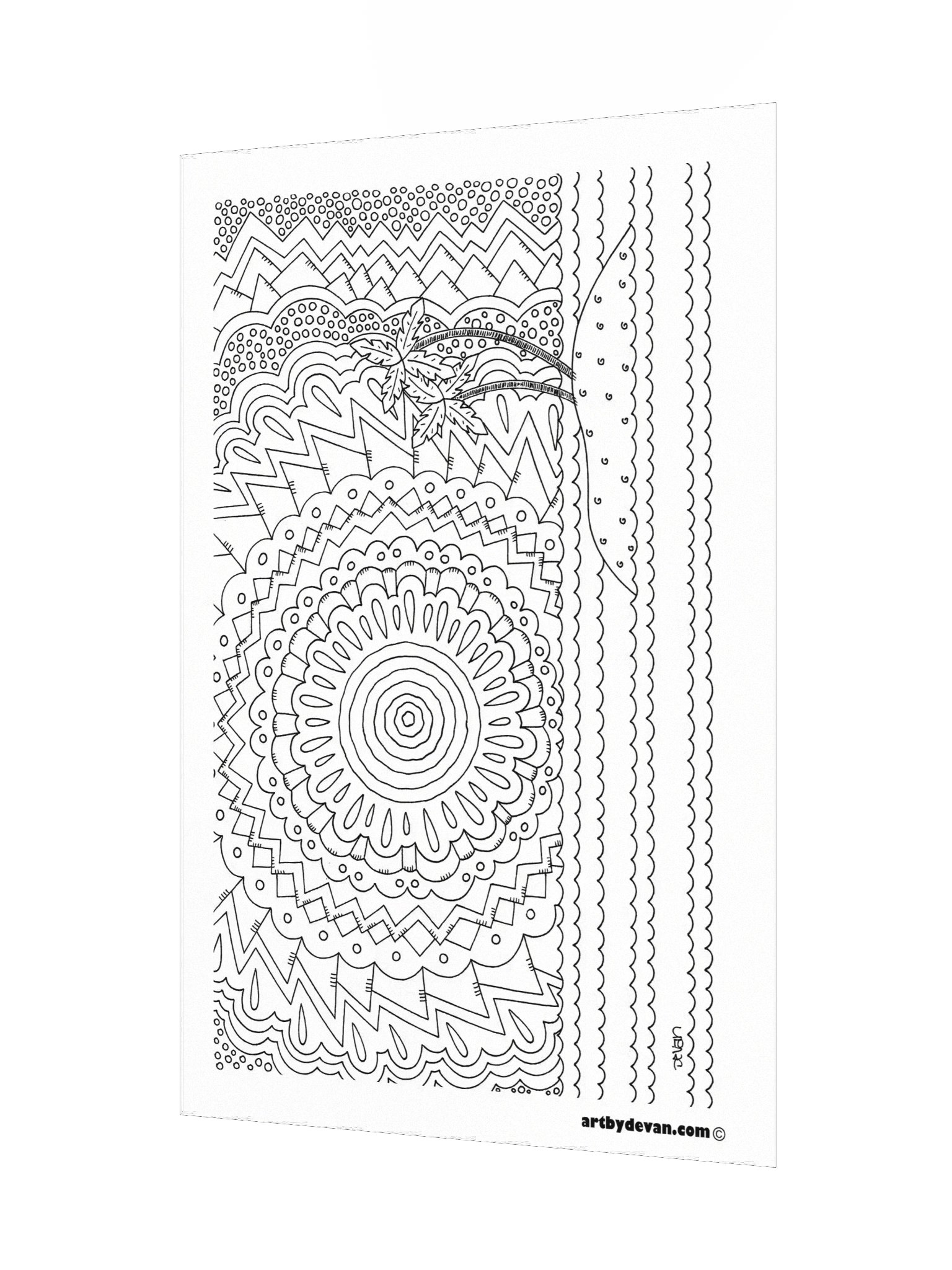 Color Your Own Art: Daylight Sun product image (3)