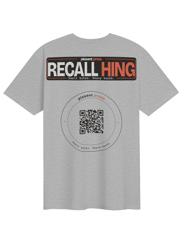 Recall Hing T-Shirt product image (2)