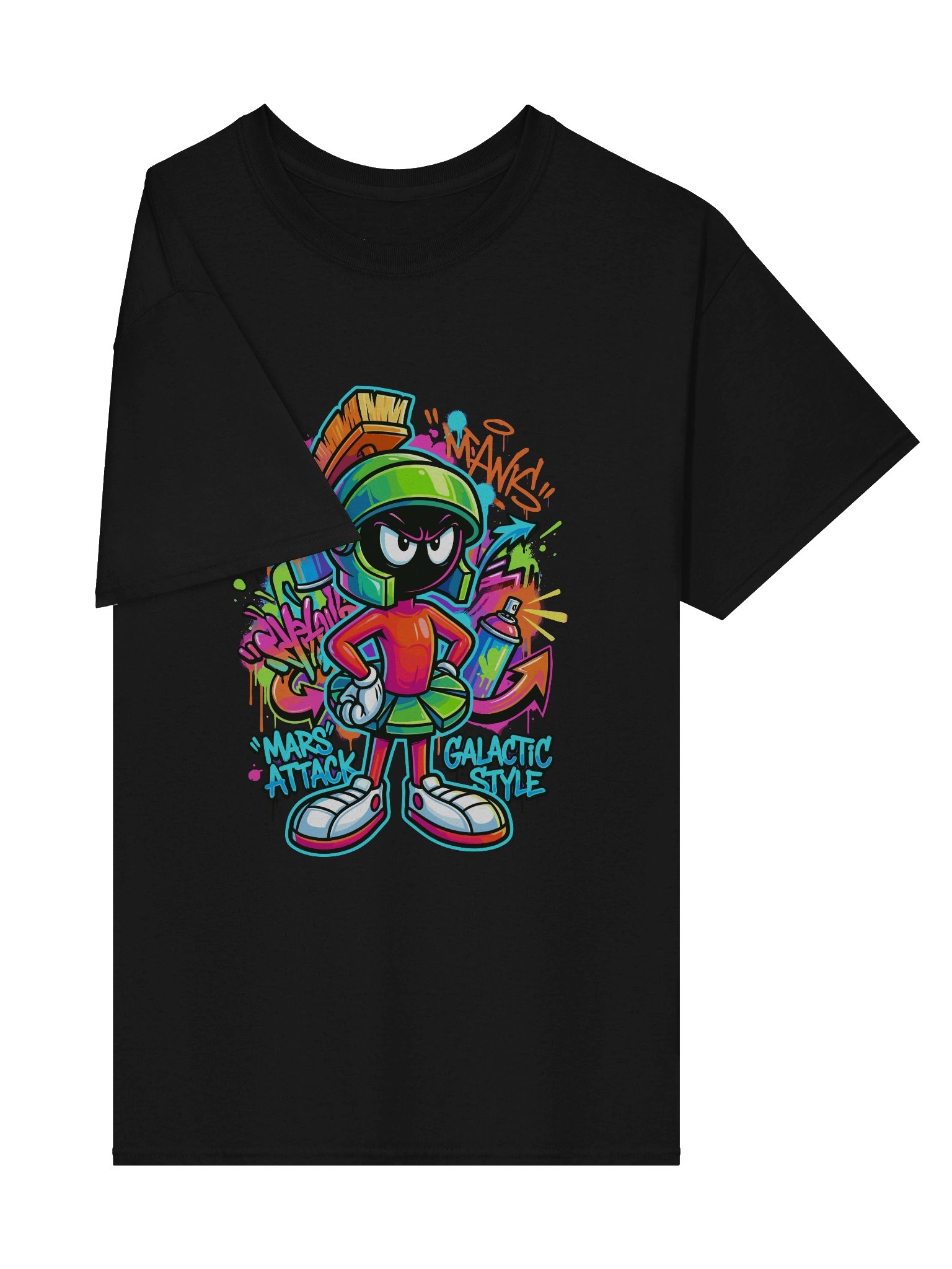 Marvin graffiti t-shirt product image (28)