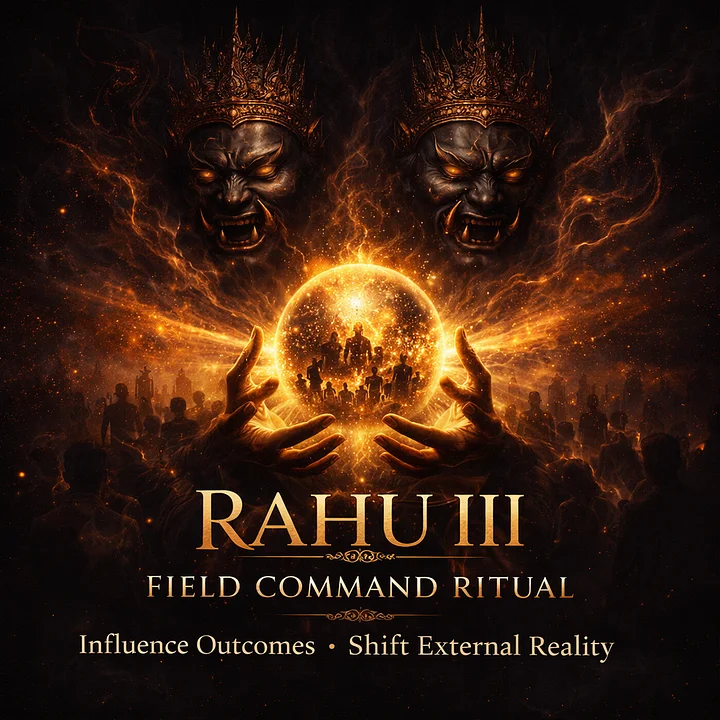 RAHU III - FIELD COMMAND RITUAL (Influence Outcomes - Shift External Reality) product image (1)