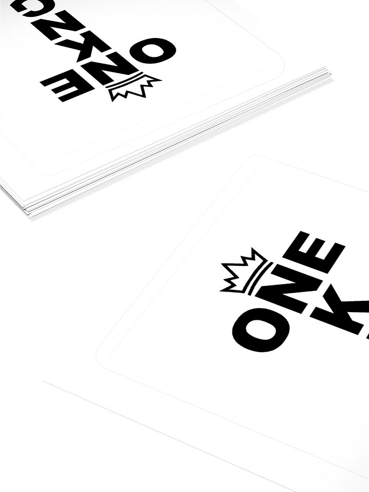 ONE KING Royal Cross Logo Vinyl Sticker product image (1)