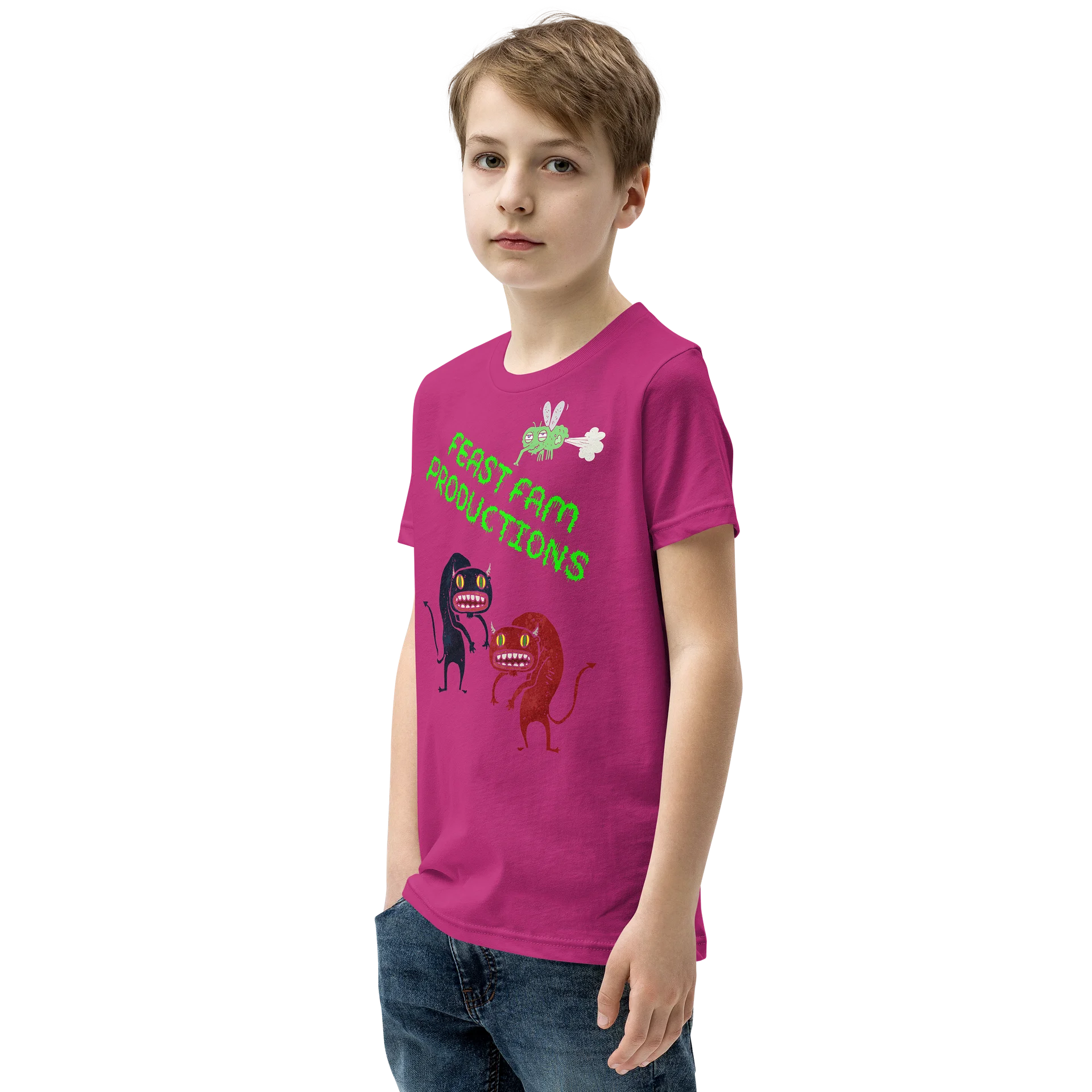 Feast Fam Productions Devil Catz Youth Shirt product image (3)