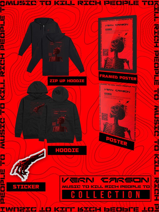 Music To Kill Rich People To Merch