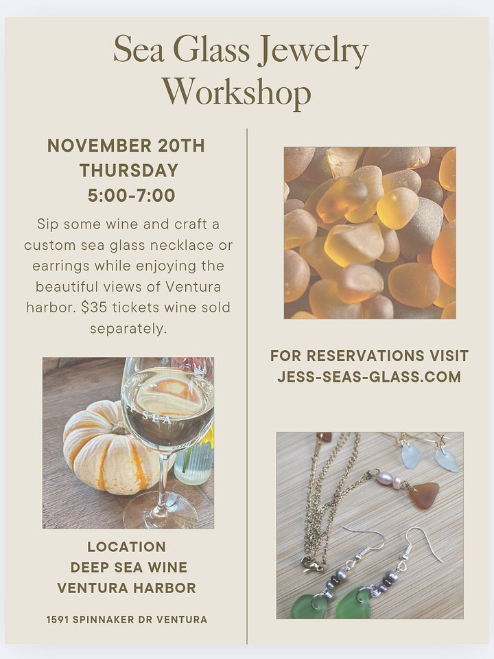 Sea Glass Jewelry Workshop product image (1)