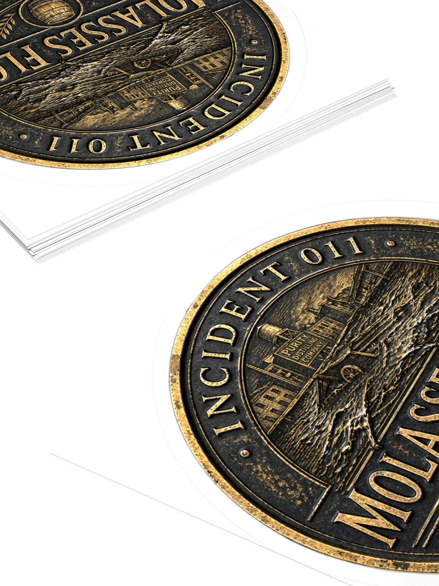 Incident 011 — Molasses Flood Archive Badge Sticker product image (4)