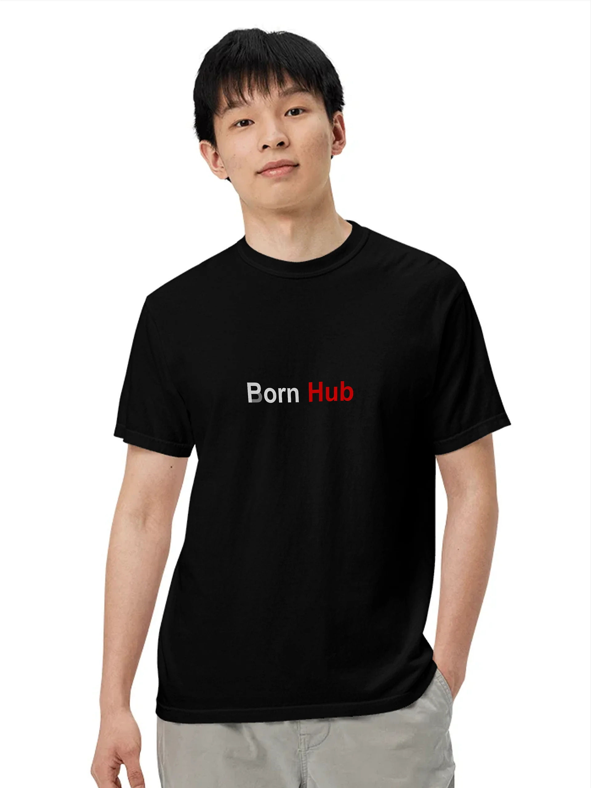 Born Hub - A Premium Relaxed Fit DTG Printed Tee product image (3)