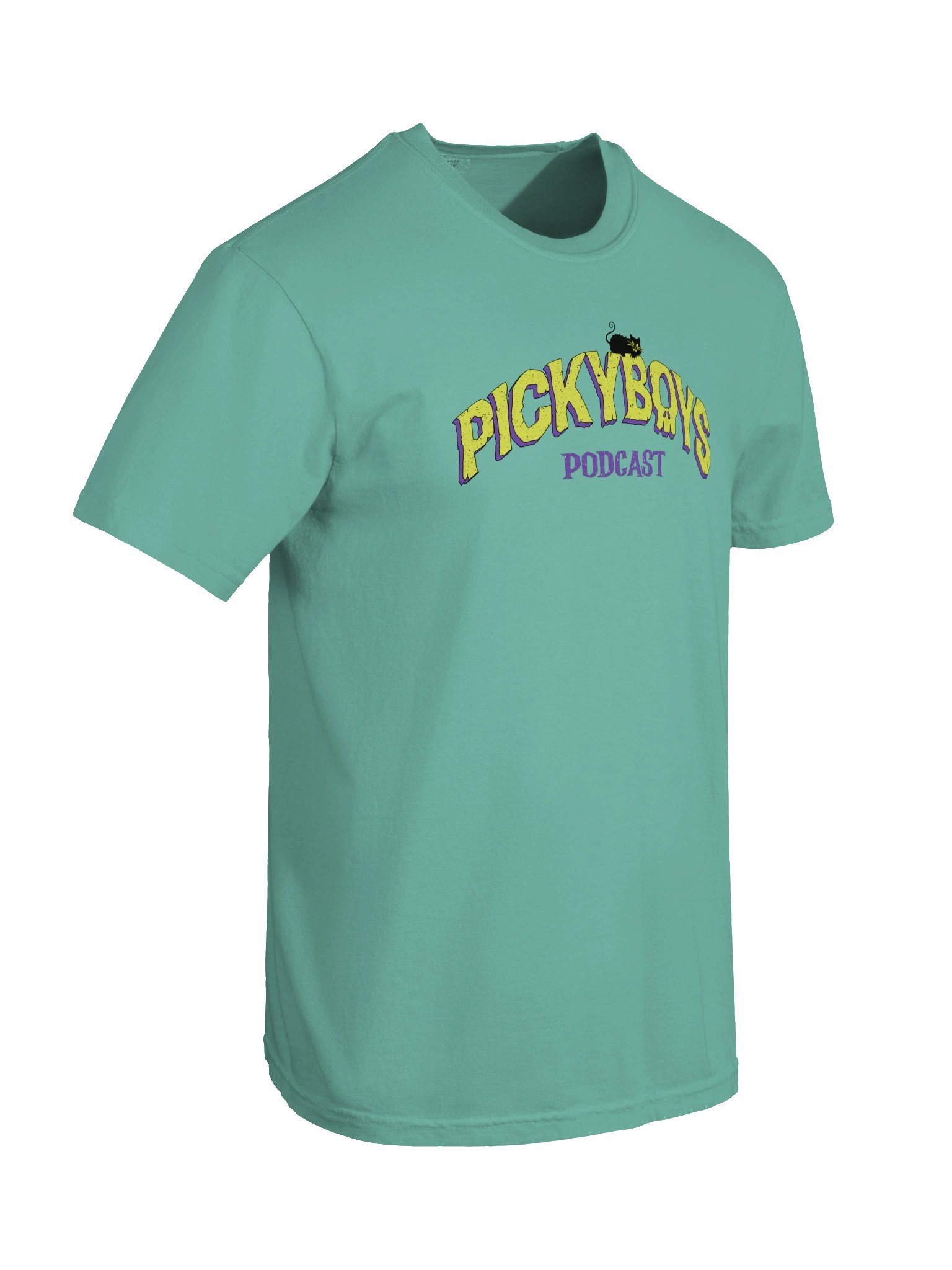 Black Cat Pod T-Shirt (7 Colors) product image (46)
