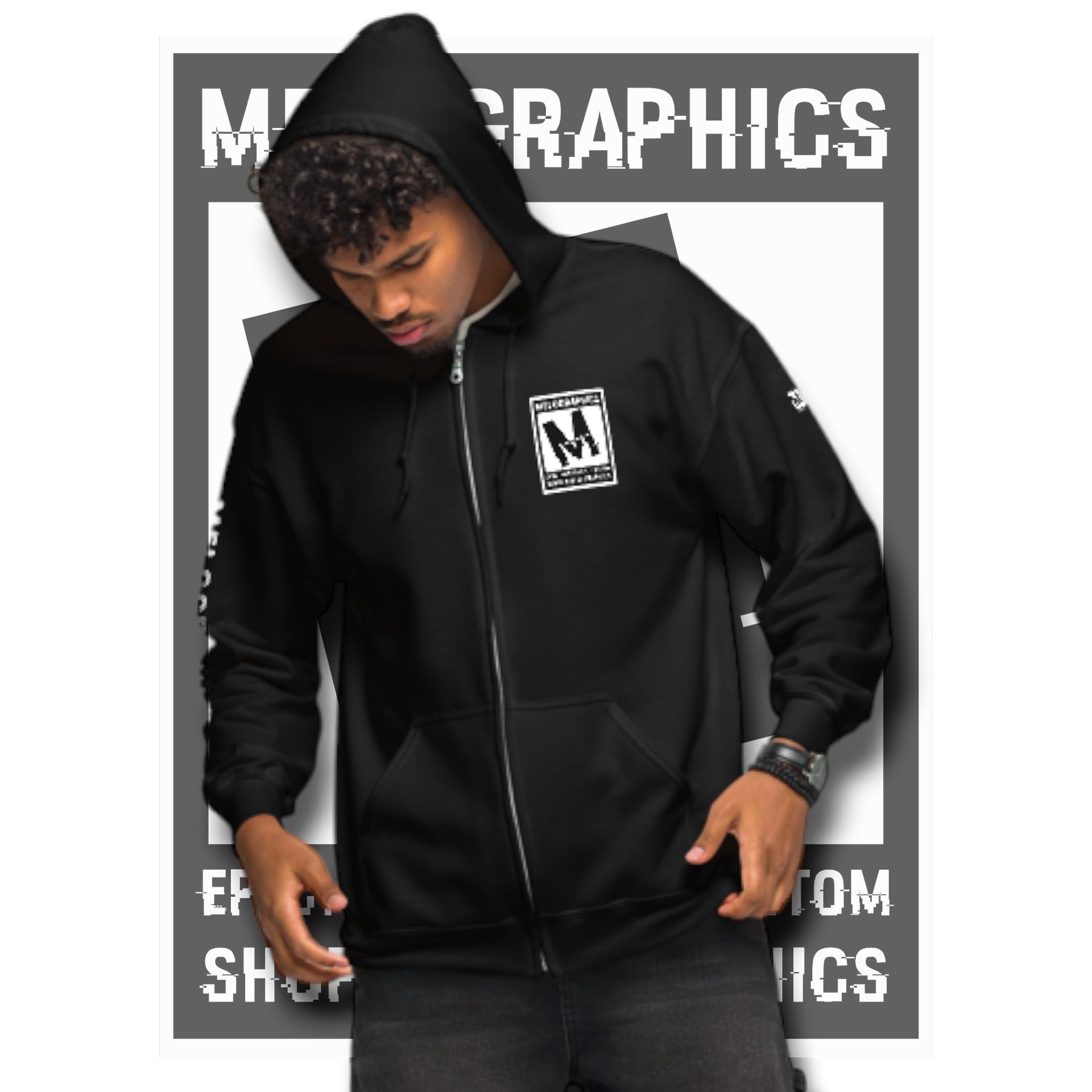 MELOGRAPHICS - Classic Zip Hoodie | #MadeByMELO product image (2)