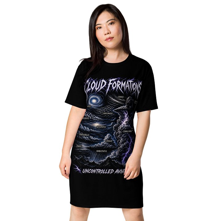 CLOUDS World Tour — Aviation Weather Line — Shirt Dress product image (1)