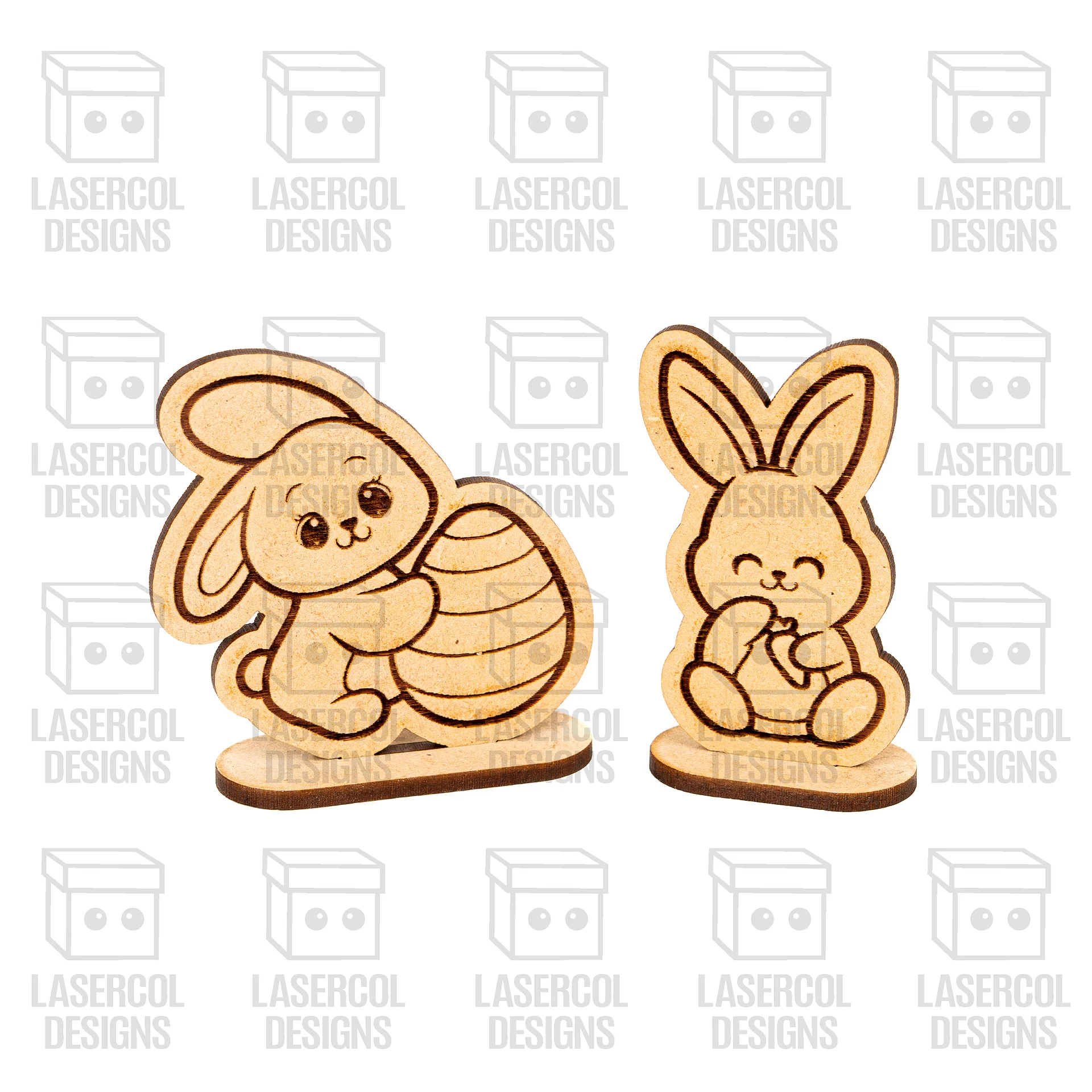 Easter Cutouts With Base Set 7 - Laser Cut Files product image (7)