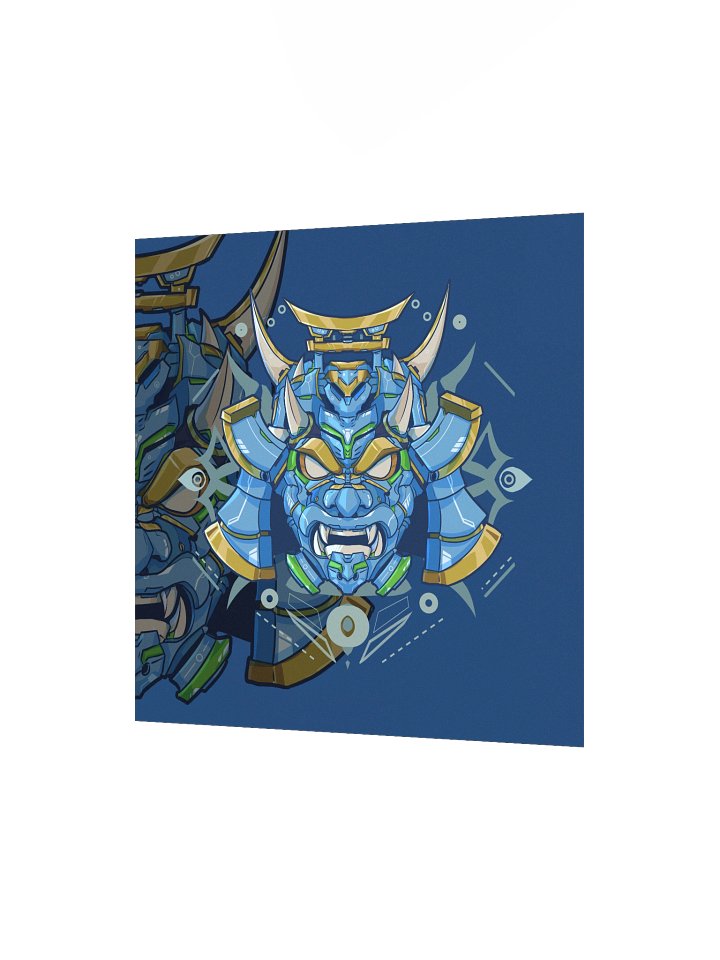 Samurai Mech Mask Poster product image (2)