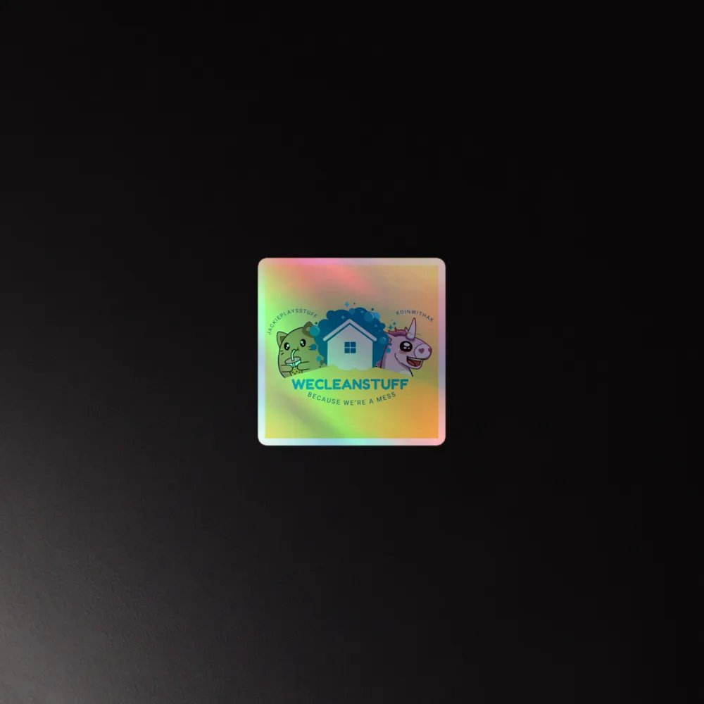 WECLEANSTUFF Holographic Sticker product image (4)