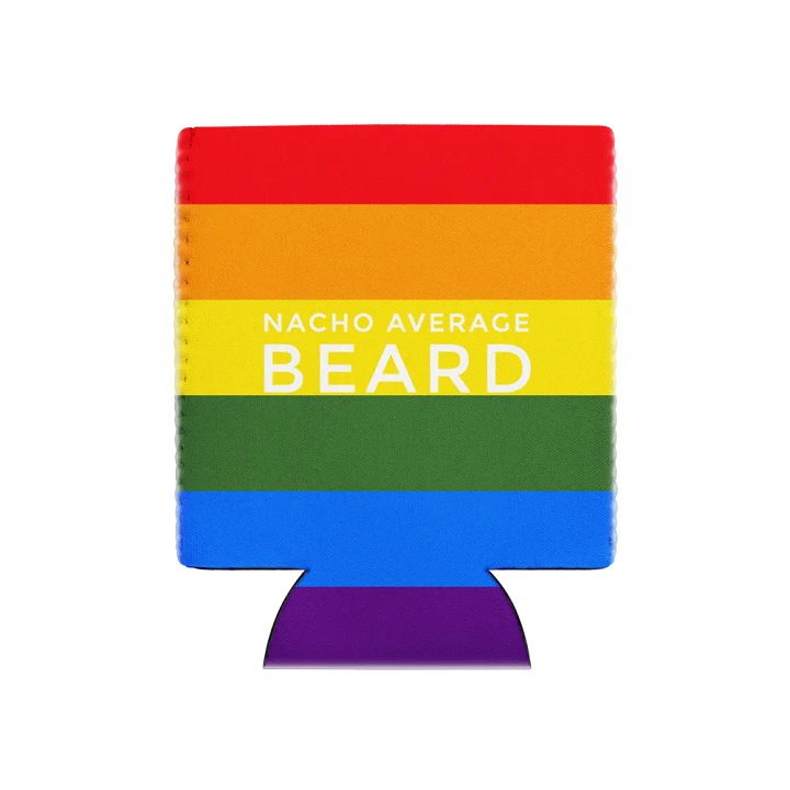 Coozie Can Cooler (Design: Nacho Average Beard) product image (1)