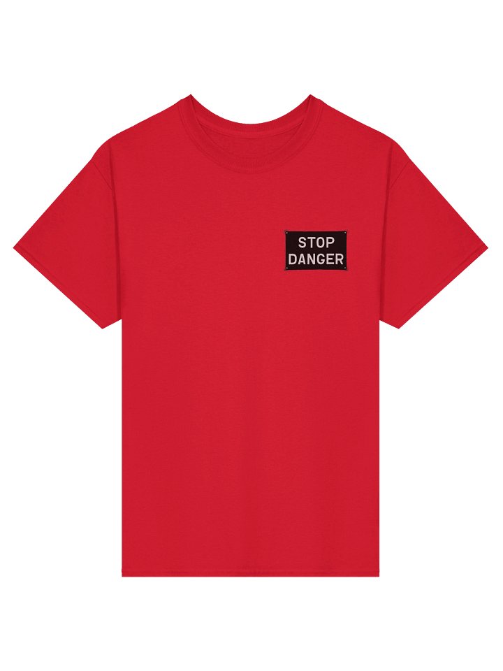 STOP DANGER Vintage UK Railway Metal Sign T-Shirt product image (1)