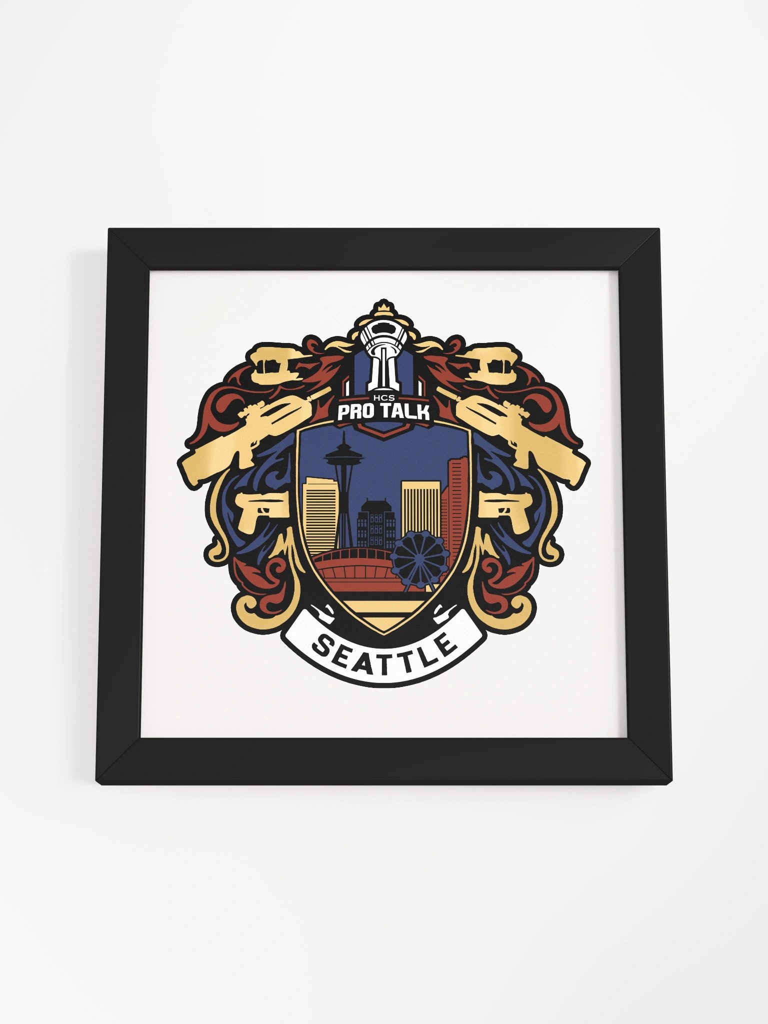 HPT x Seattle Framed Print product image (12)