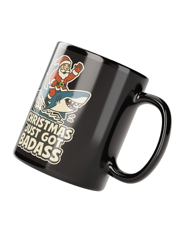 BADASS CHRISTMAS BLACK MUG product image (4)