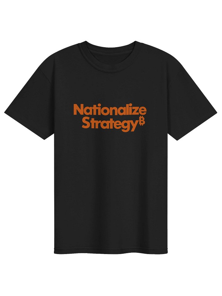 Nationalize Strategy Tee - Black product image (1)