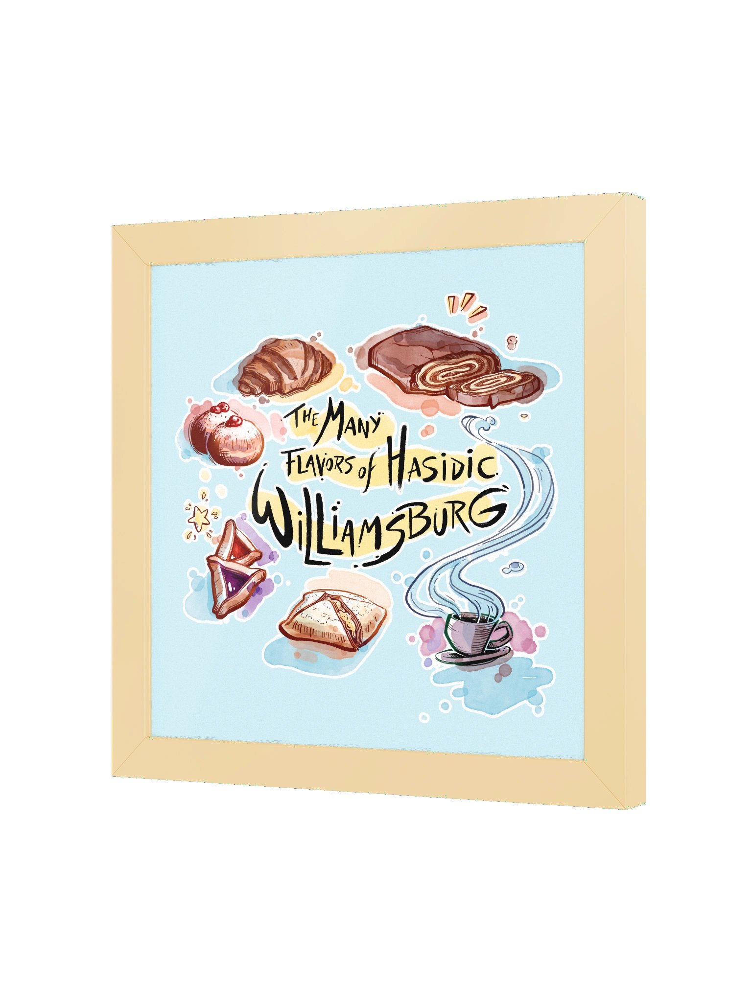 Many Hasidic Flavors Framed Poster product image (2)