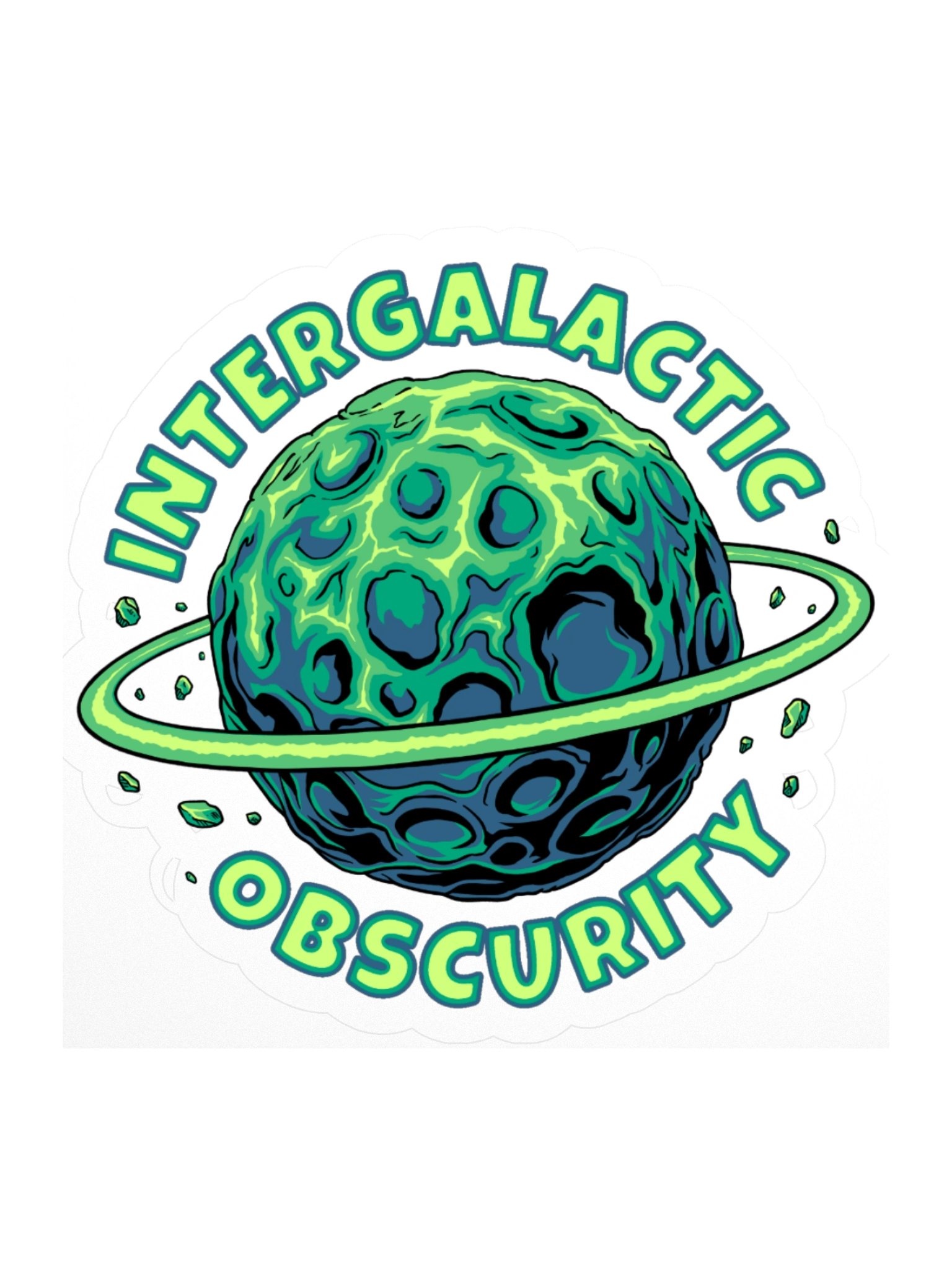 iNTERGALACTiC OBSCURiTY STICKER product image (1)
