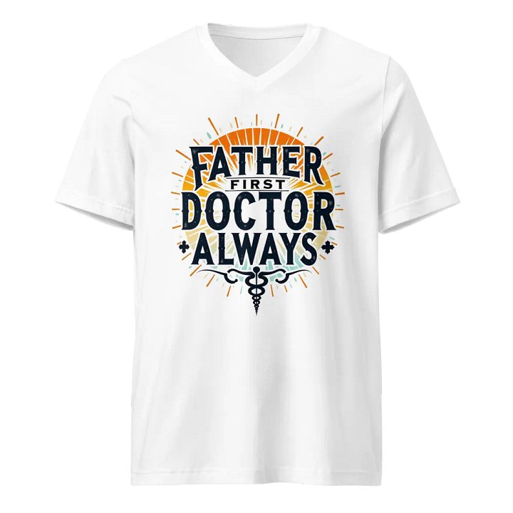 Father First Doctor Always V-Neck Tee product image (1)
