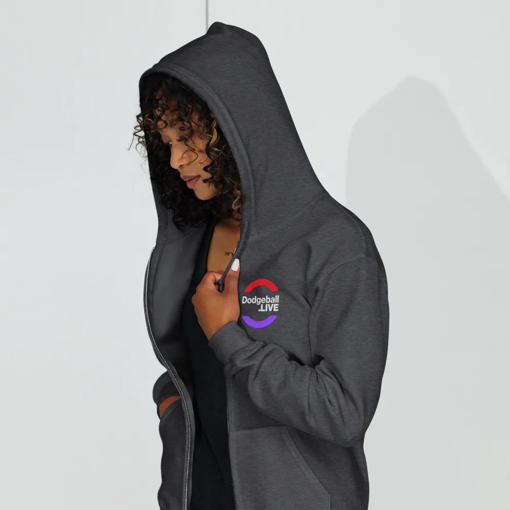 Dodgeball.LIVE Zip-Up Hoodie product image (15)