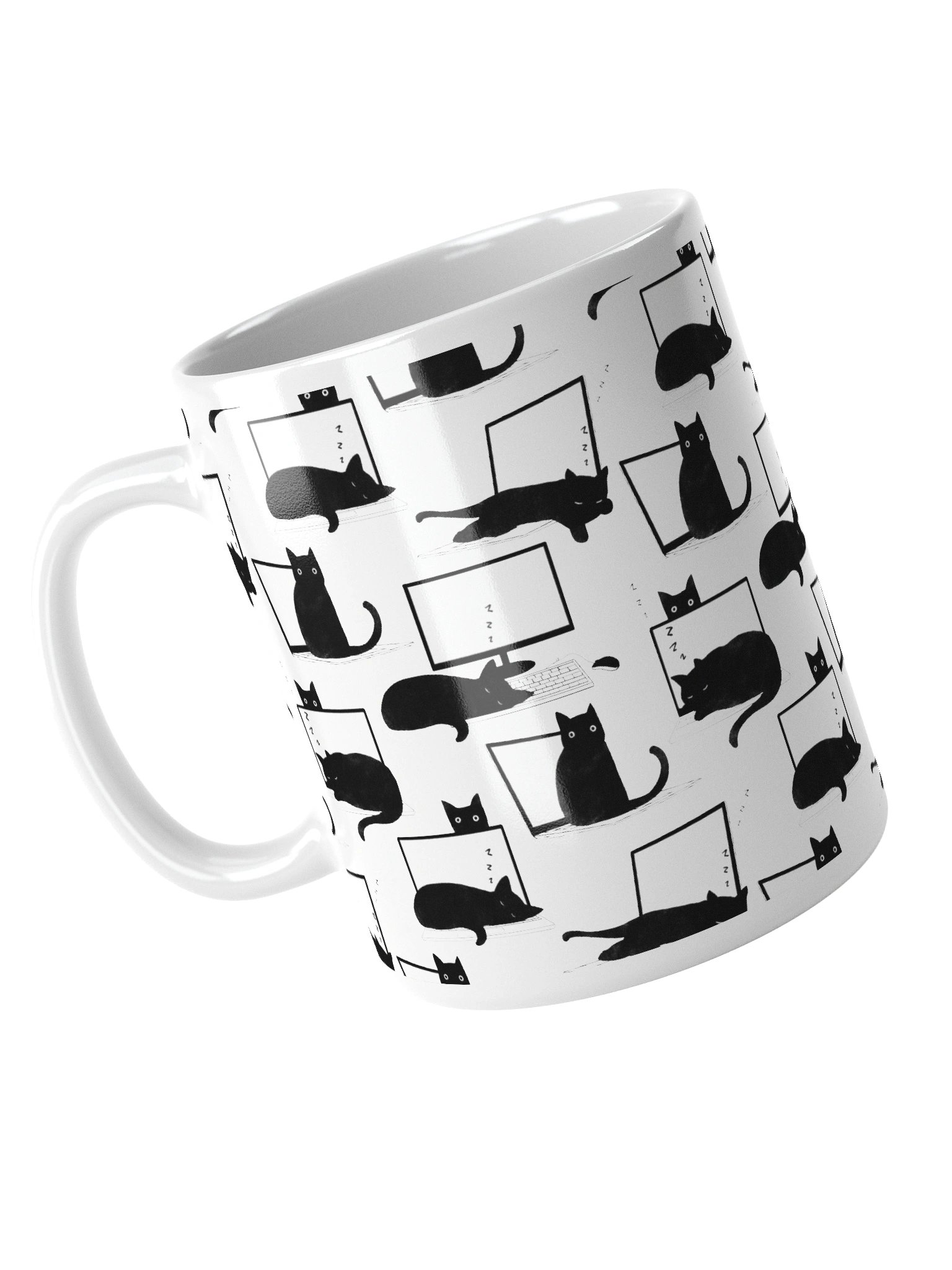 Cats Sleeping on Laptops Mug product image (4)