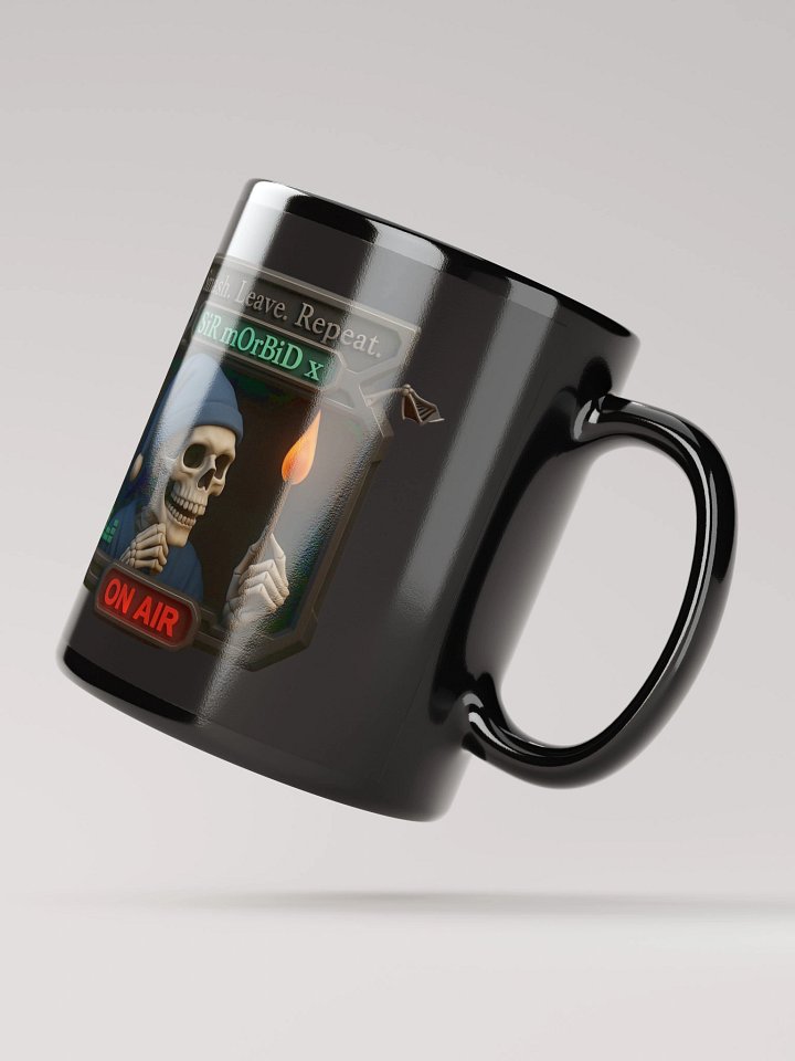 SiR mOrBiD x Black Glossy Mug product image (4)