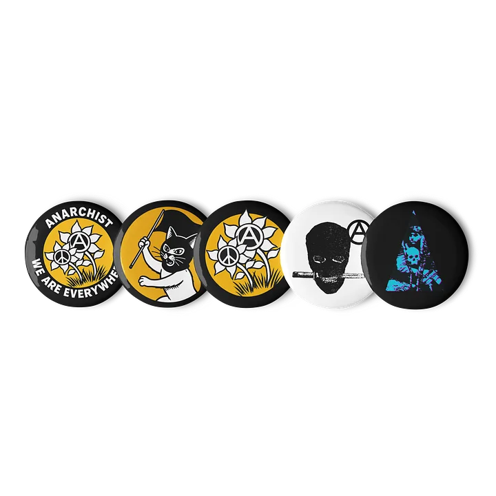 ANARCHIST BUTTON SET #2 product image (1)