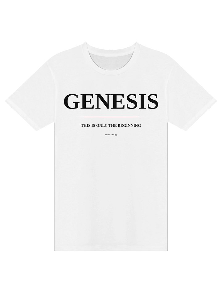 GENESIS — This Is Only The Beginning Tee (White) product image (1)