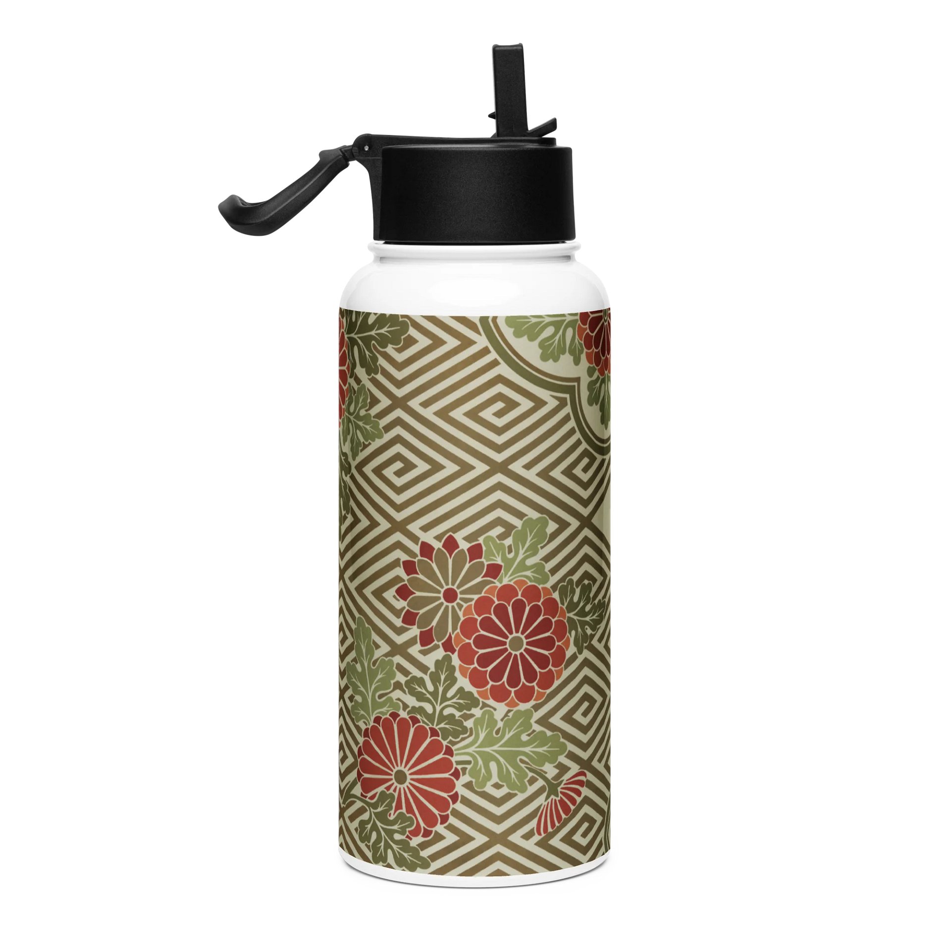 Chrysanthemum. 32oz Stainless Steel Water Bottle product image (4)
