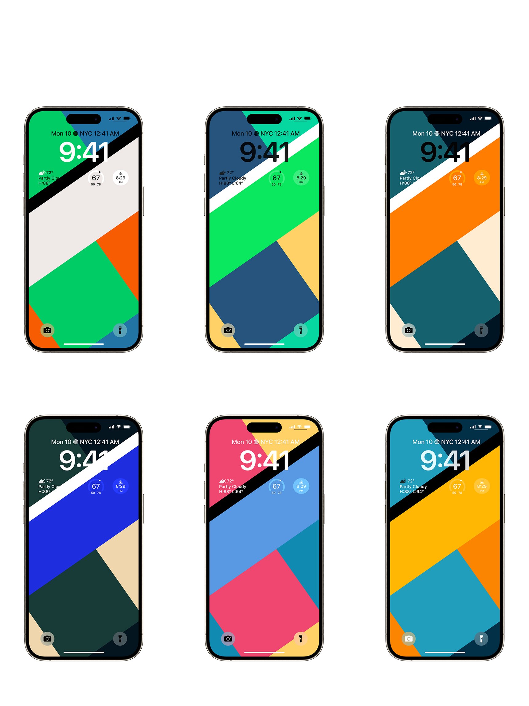 Vivid Rects Wallpaper Pack product image (3)