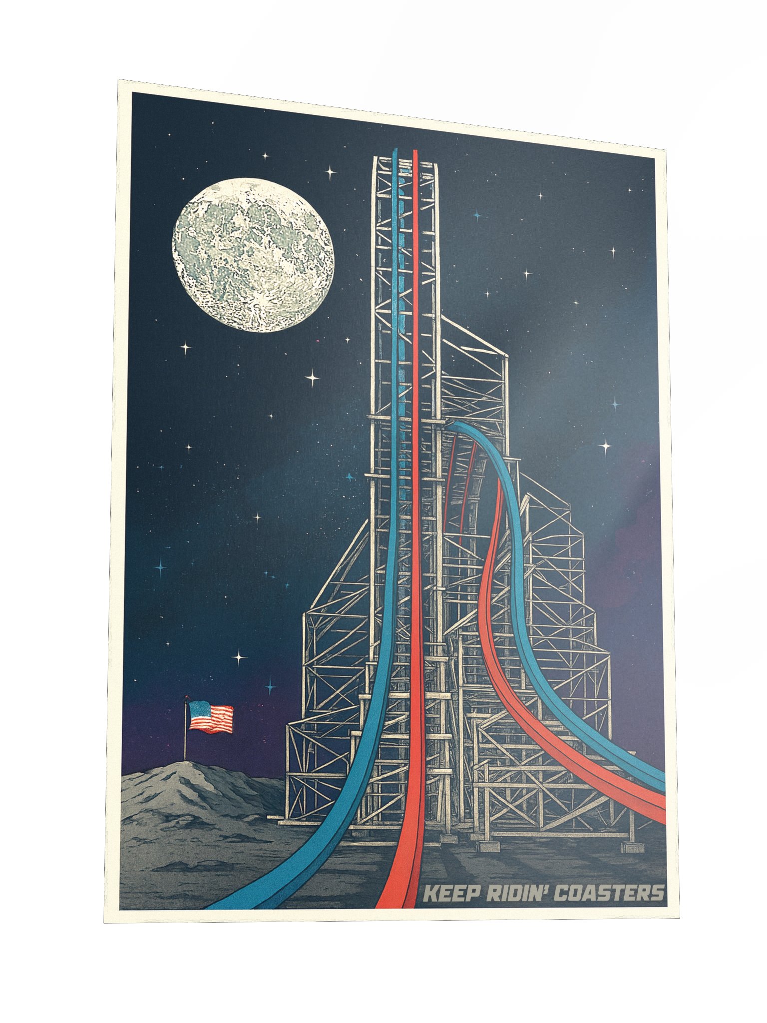 AF1 - Keep Ridin' Coasters 18x24 Inch Poster product image (3)