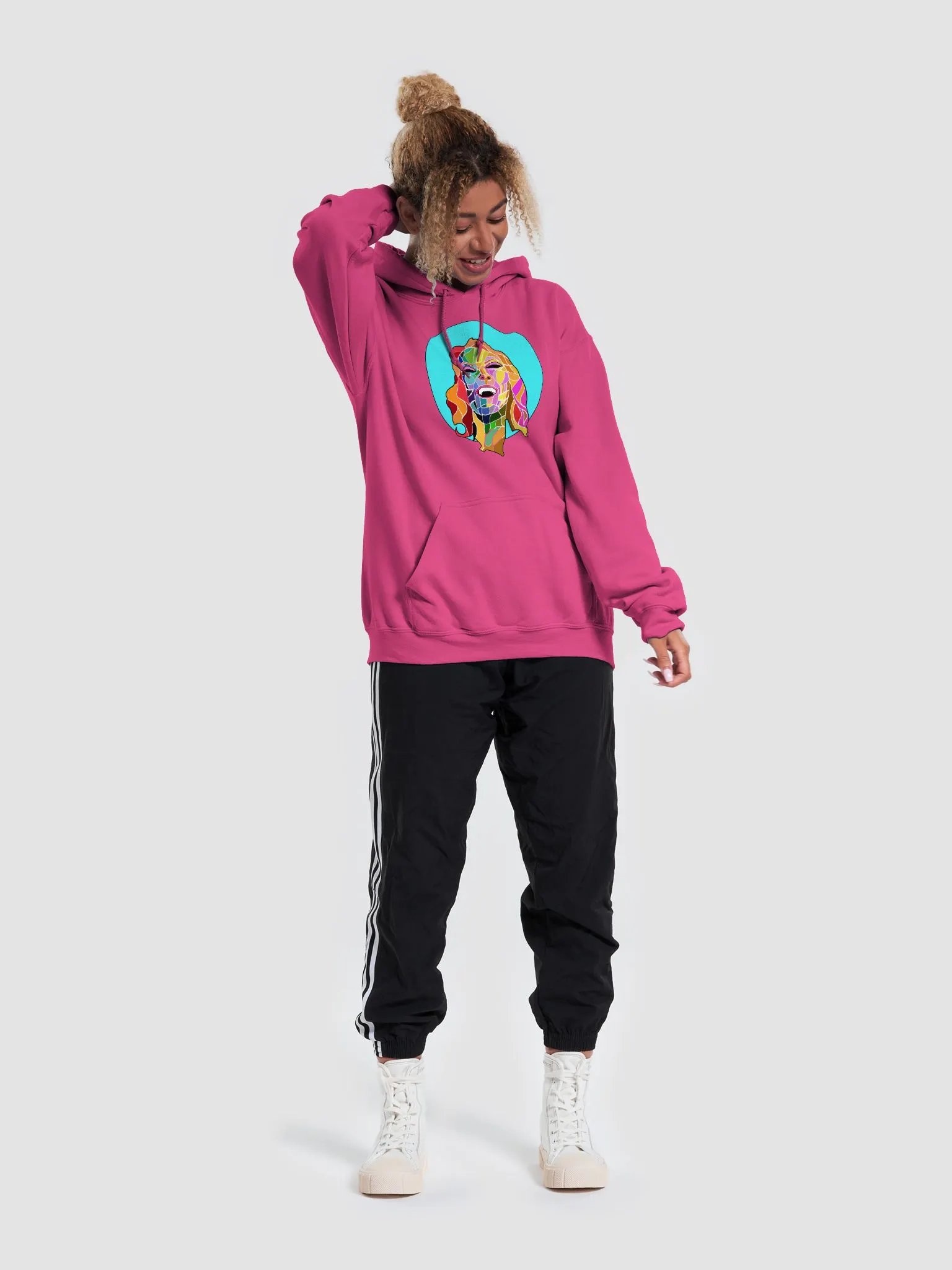 Clisare Gildan Classic Hoodie with vibrant DTFx Print product image (6)