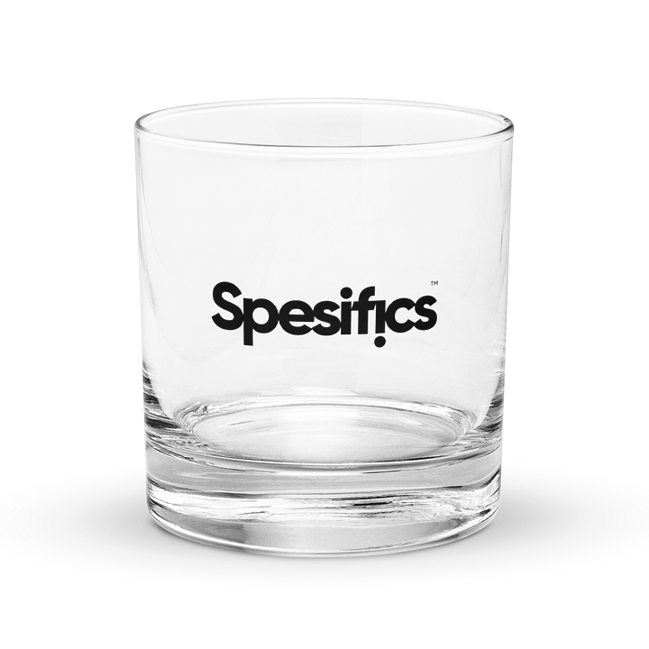 Spesifics Logo Rocks Glass product image (1)