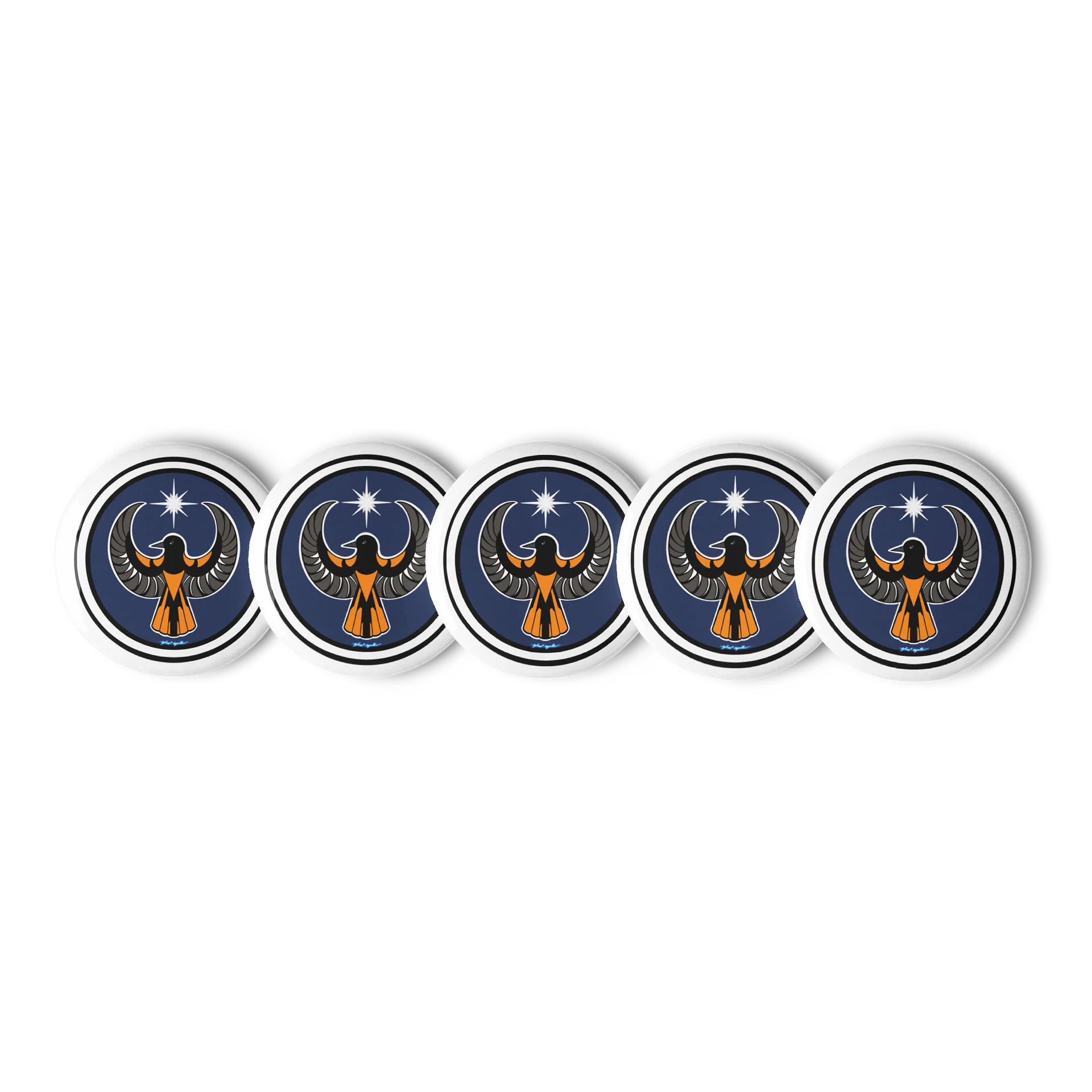 Baltimore Oriole- Resistance. MD. (5-pack button) product image (1)