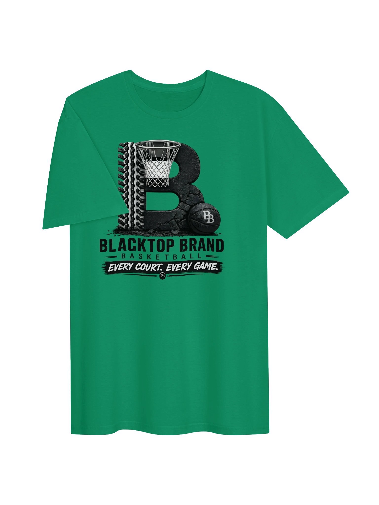 Blacktop Brand Basketball B Logo Tee product image (3)