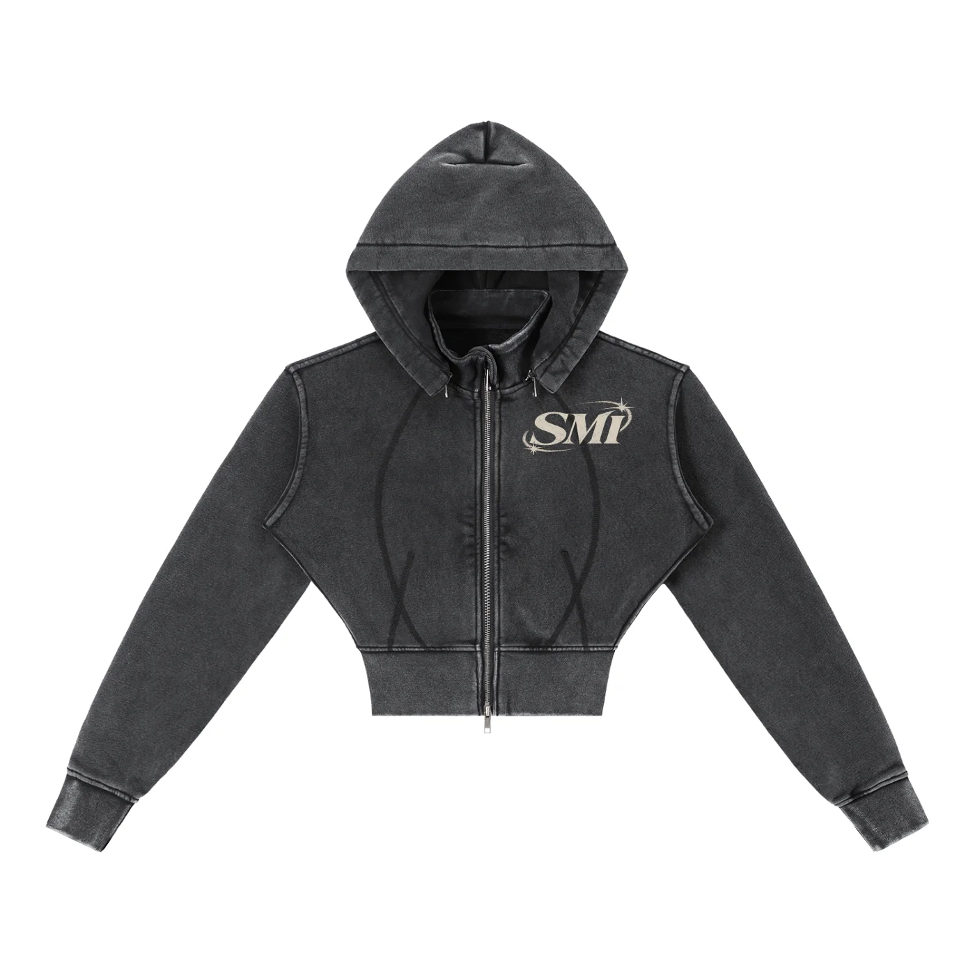 SMI Women Double Zip Hoodie product image (5)