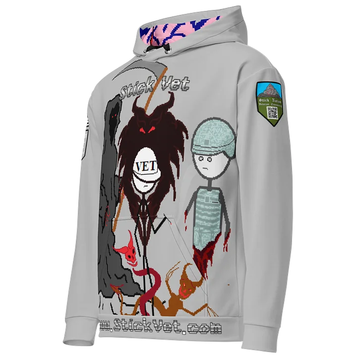 Stick Vet's Demons Athletic Hoodie Grey product image (1)