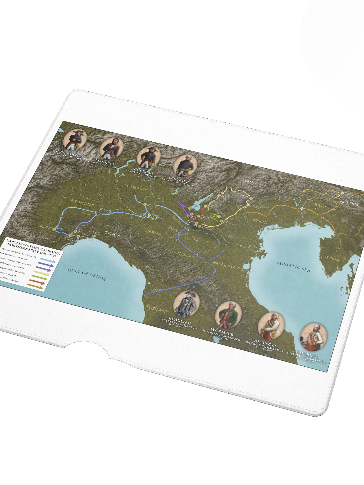 Napoleon's First Campaign - Gaming Mouse Pad product image (3)