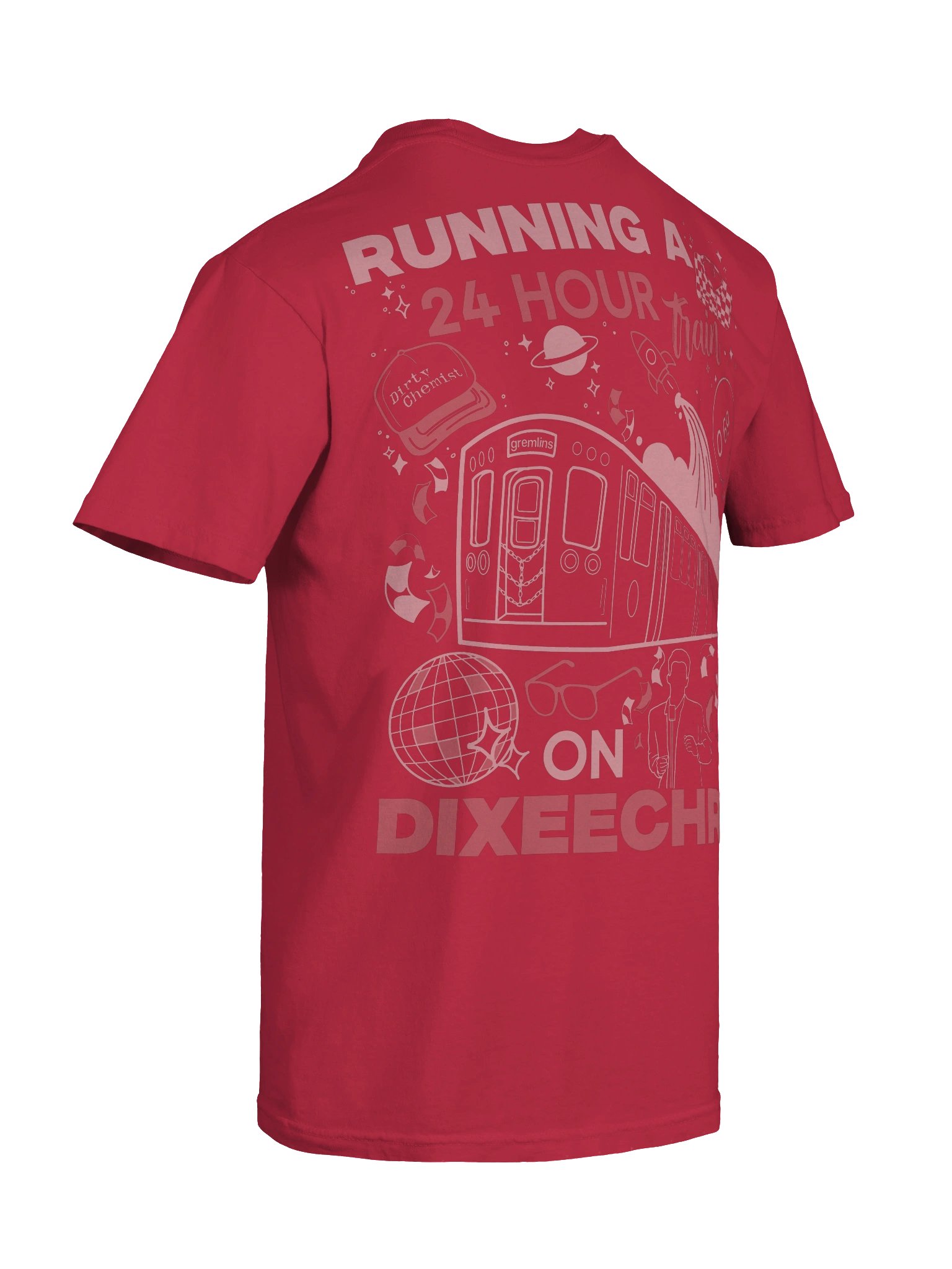 24hr Train Tee - Pink product image (6)
