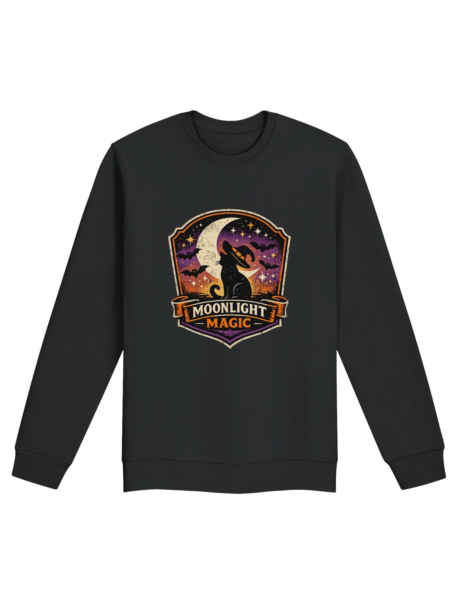Moonlight Magic Cat Badge Sweatshirt product image (2)