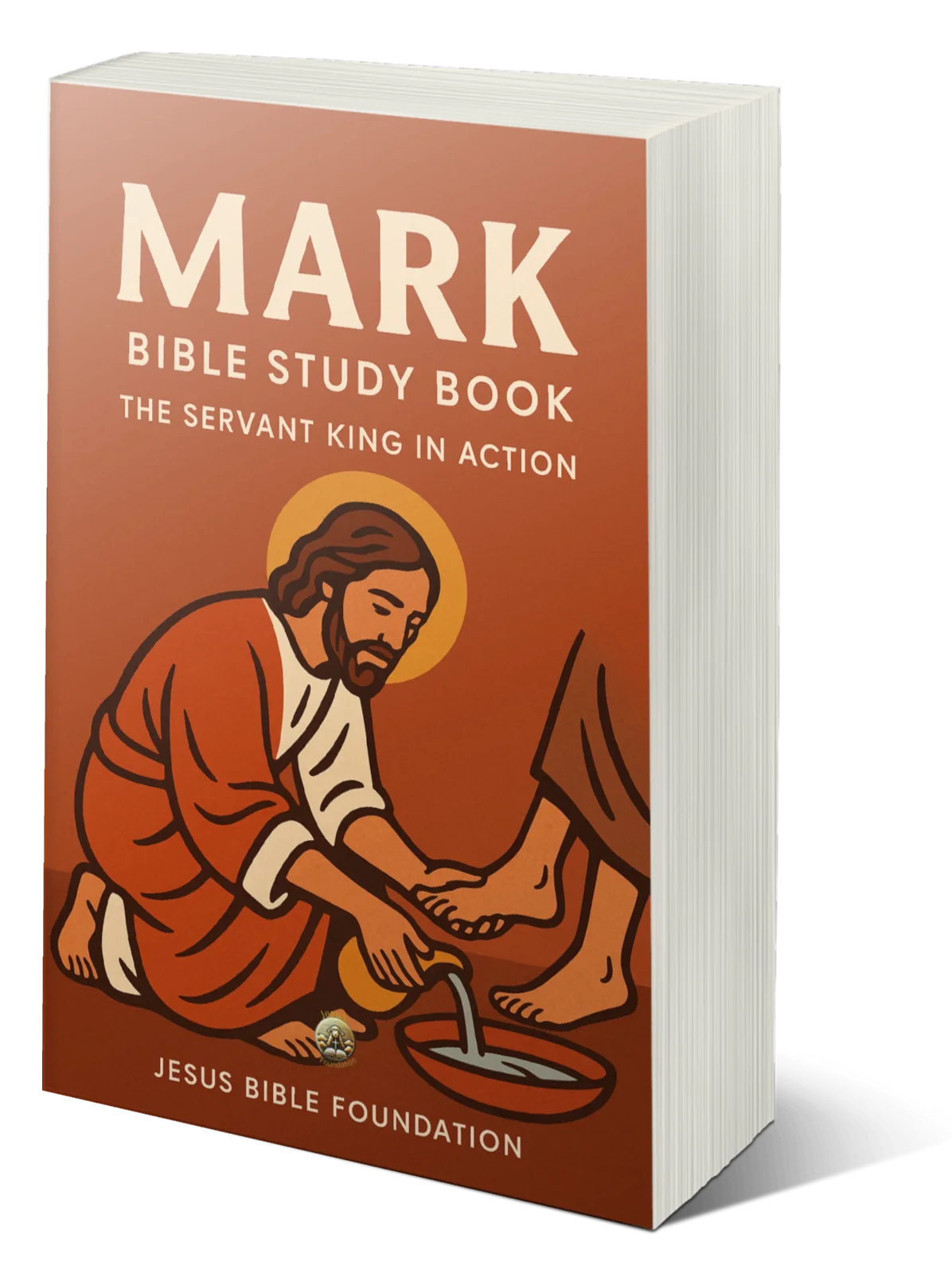 Mark Bible Study Book: The Servant King in Action Jesus Bible Foundation product image (1)