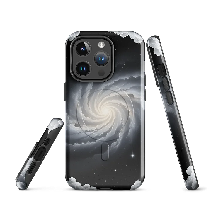 White Cosmic Spiral MagSafe Tough Case product image (10)