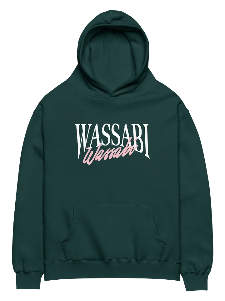 Wassabi Oversized Blue and Green Hoodie product image (1)