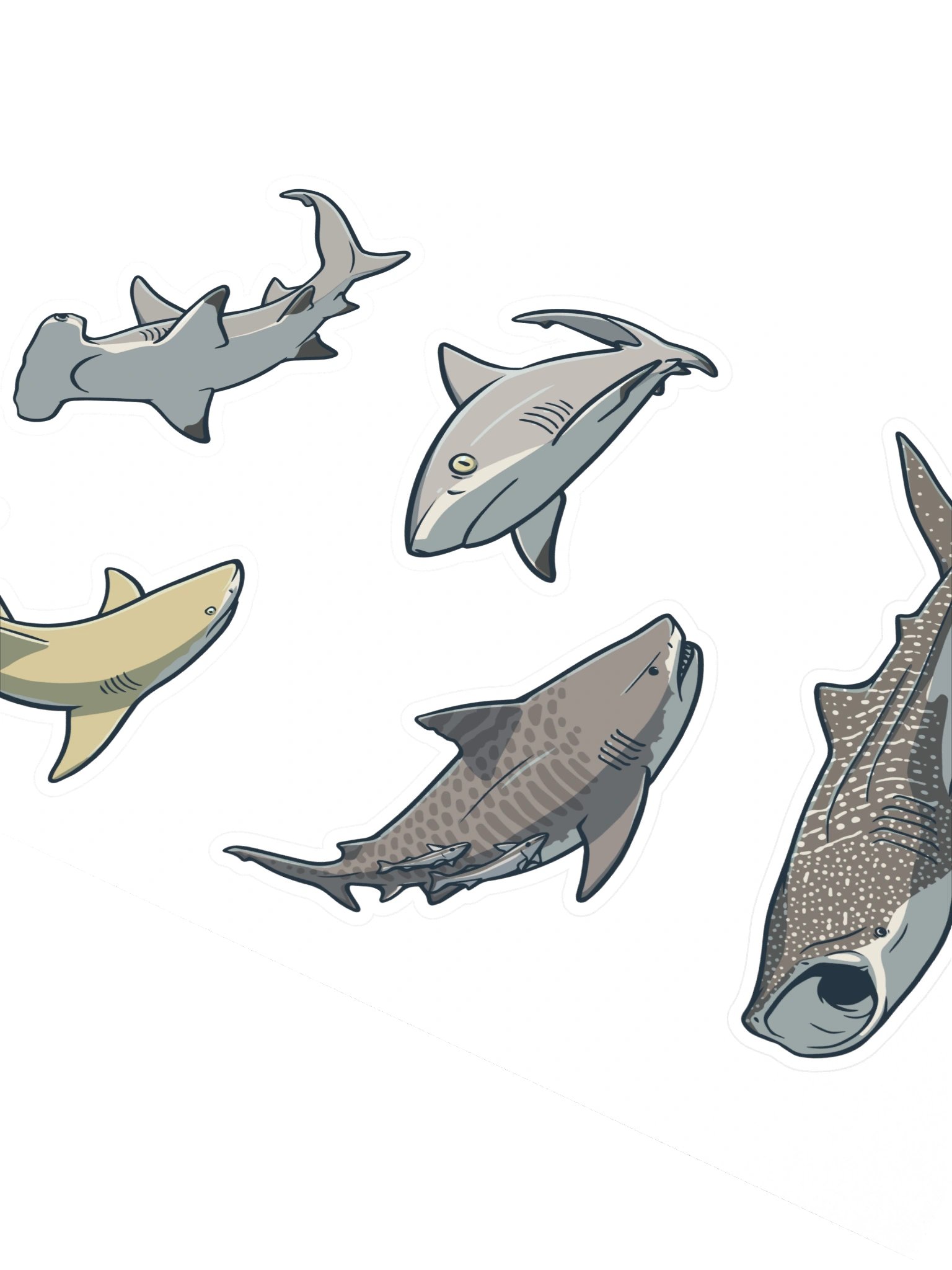 A Shiver of Sharks - Sticker Sheet #1 product image (3)