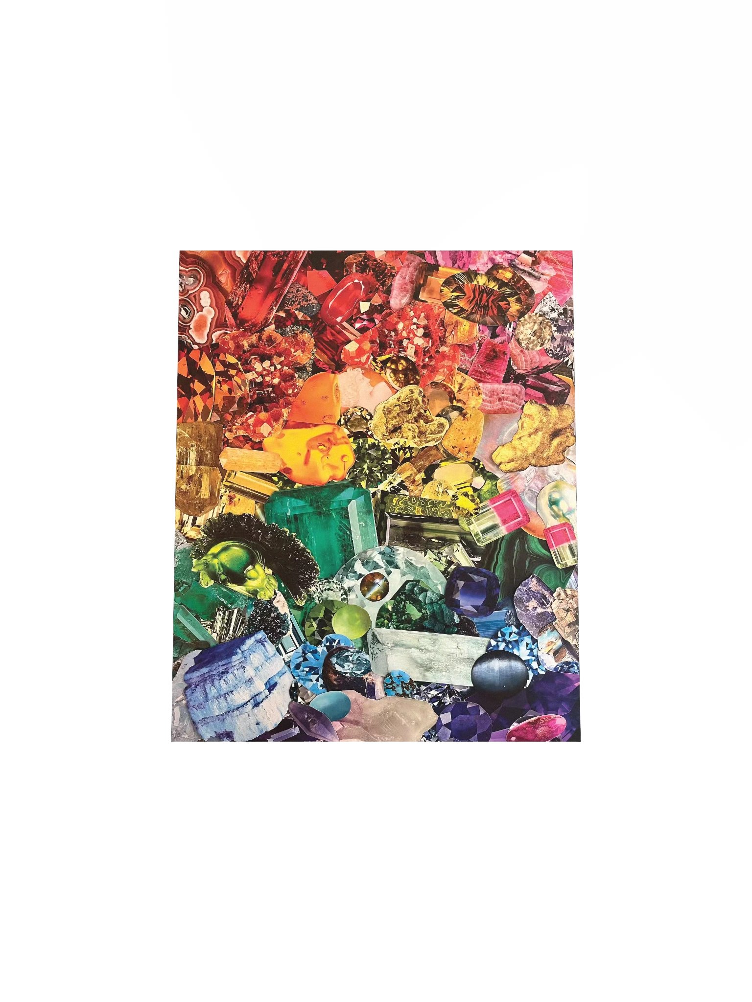 "crystal candy" 8"x10" collage print product image (6)